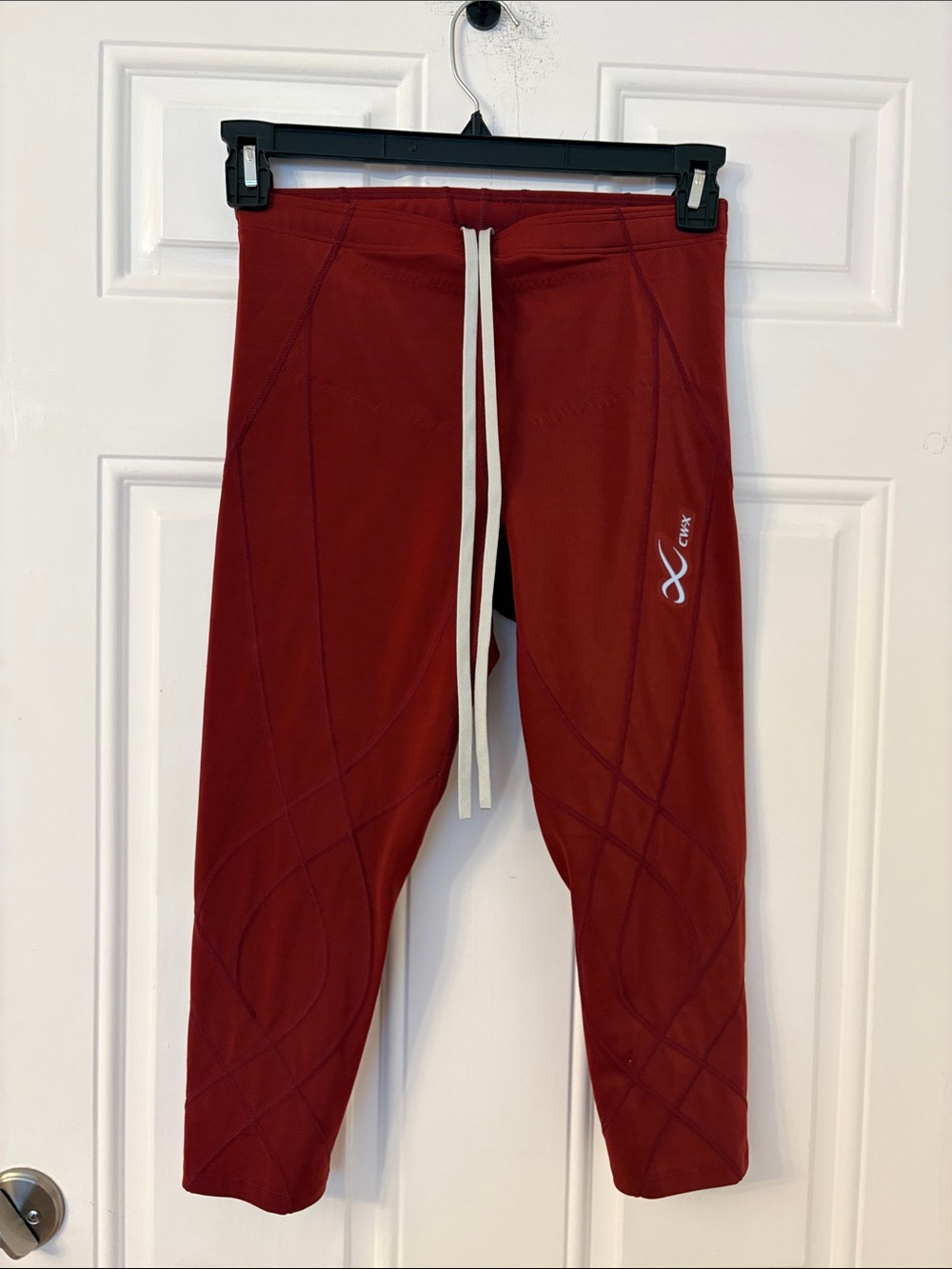 CW-X Compression Leggings Womens LARGE  Syrah Endurance Generator Tights capris